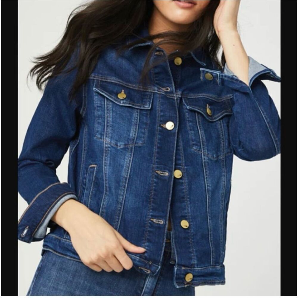 MAVI Kathy Denim Trucker Jacket  sz S EUC
